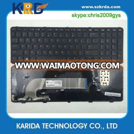 US laptop keyboard for HP Probook 450 G0 450 G1 450 G2 455 G1 keyboard with frame