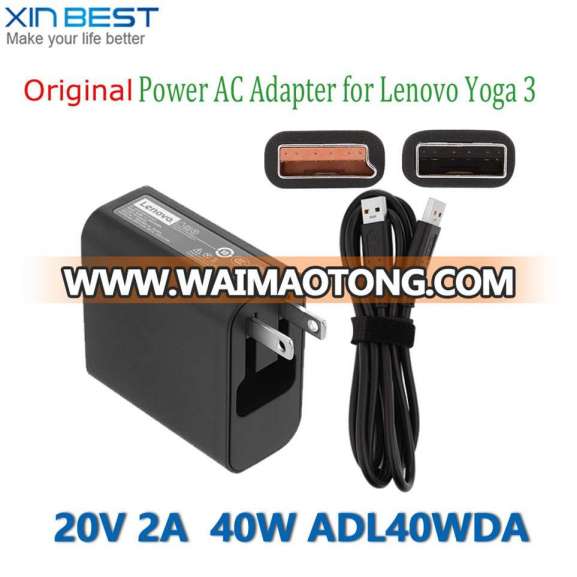 For Lenovo Yoga 3 Pro Charger Ac Power Adapter Adl40Wdb 20V 2A 40W